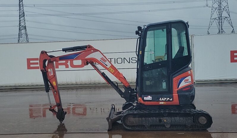 2017 Kubota U27-4 Mini Excavators For Auction: Leeds – 5th, 6th, 7th & 8th March 2025 @ 8:00am full