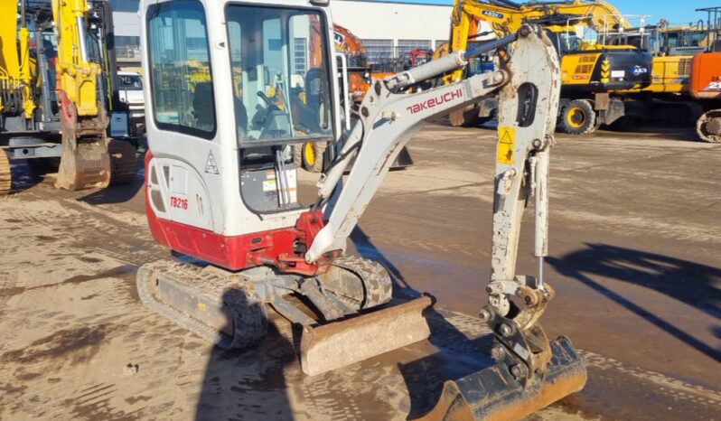 2018 Takeuchi TB216 Mini Excavators For Auction: Leeds – 5th, 6th, 7th & 8th March 2025 @ 8:00am full