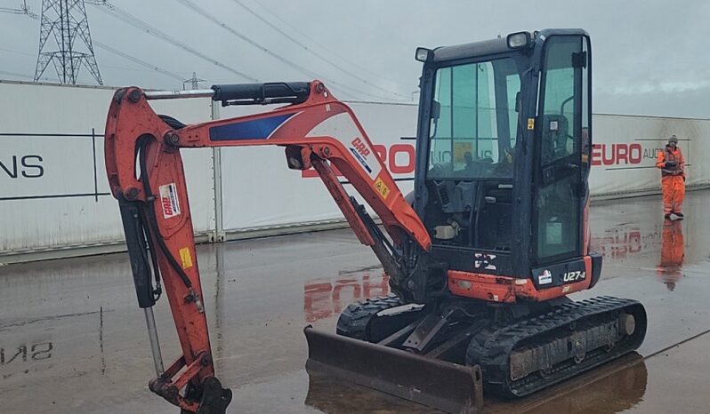 2017 Kubota U27-4 Mini Excavators For Auction: Leeds – 5th, 6th, 7th & 8th March 2025 @ 8:00am