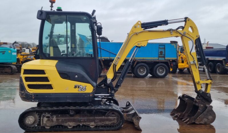 2017 Yanmar SV26 Mini Excavators For Auction: Leeds – 5th, 6th, 7th & 8th March 2025 @ 8:00am full