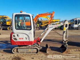 2018 Takeuchi TB216 Mini Excavators For Auction: Leeds – 5th, 6th, 7th & 8th March 2025 @ 8:00am full