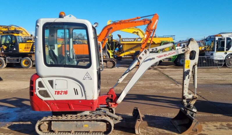 2018 Takeuchi TB216 Mini Excavators For Auction: Leeds – 5th, 6th, 7th & 8th March 2025 @ 8:00am full