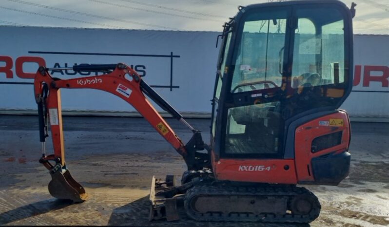 2017 Kubota KX016-4 Mini Excavators For Auction: Leeds – 5th, 6th, 7th & 8th March 2025 @ 8:00am full