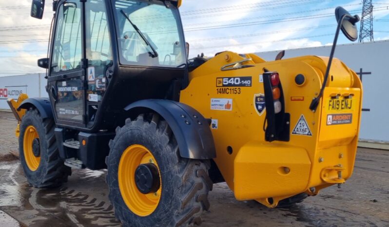 2019 JCB 540-140 Hi Viz Telehandlers For Auction: Leeds – 5th, 6th, 7th & 8th March 2025 @ 8:00am full