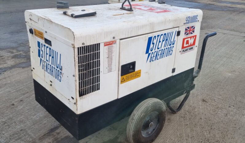 Stephill SSD10000S Generators For Auction: Leeds – 5th, 6th, 7th & 8th March 2025 @ 8:00am