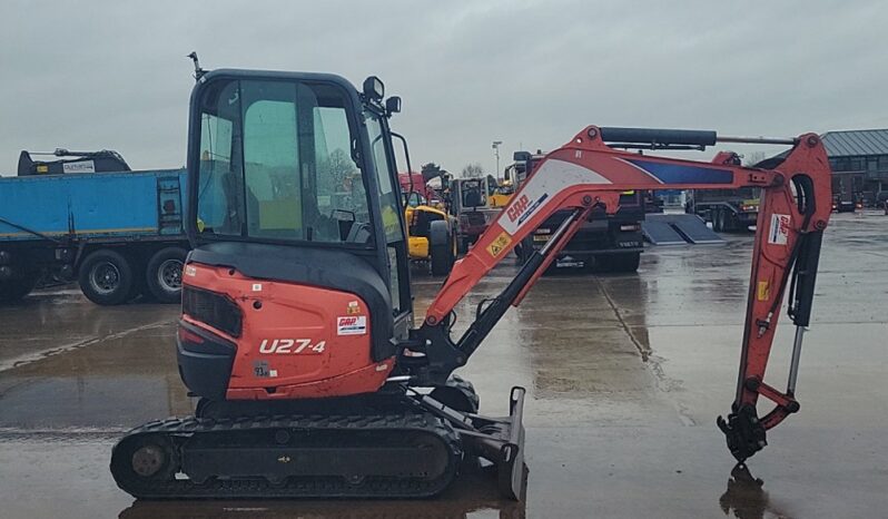 2017 Kubota U27-4 Mini Excavators For Auction: Leeds – 5th, 6th, 7th & 8th March 2025 @ 8:00am full