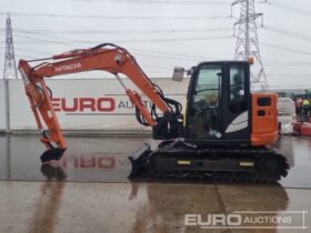 2021 Hitachi ZX85USB-6 6 Ton+ Excavators For Auction: Leeds – 5th, 6th, 7th & 8th March 2025 @ 8:00am full