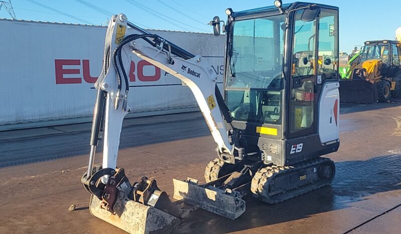 2021 Bobcat E19 Mini Excavators For Auction: Leeds – 5th, 6th, 7th & 8th March 2025 @ 8:00am