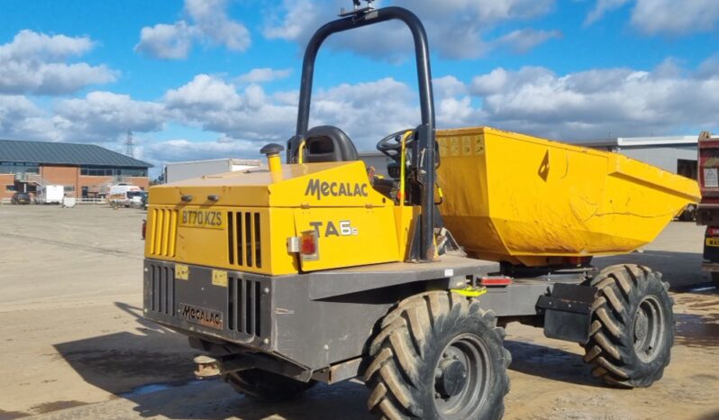 2021 Mecalac TA6S Site Dumpers For Auction: Leeds – 5th, 6th, 7th & 8th March 2025 @ 8:00am full