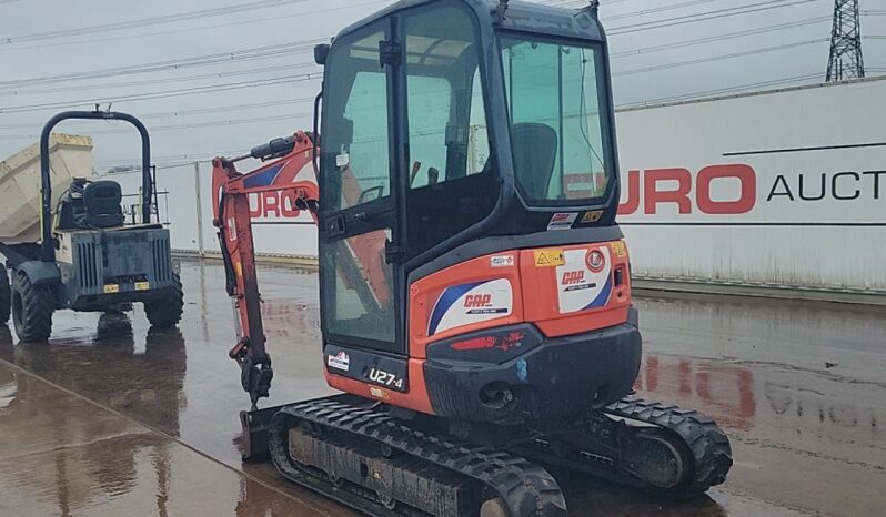 2017 Kubota U27-4 Mini Excavators For Auction: Leeds – 5th, 6th, 7th & 8th March 2025 @ 8:00am full