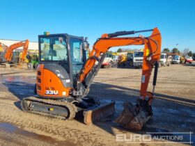 2023 Hitachi ZX33U-6 CLR Mini Excavators For Auction: Leeds – 5th, 6th, 7th & 8th March 2025 @ 8:00am full