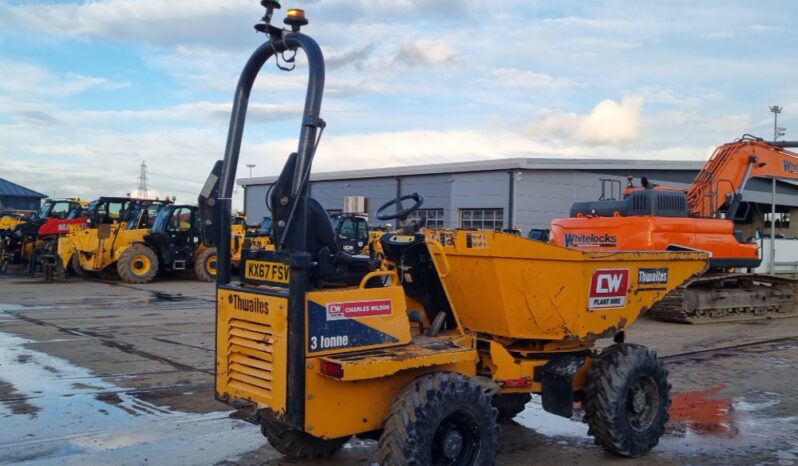 2017 Thwaites 3 Ton Swivel Skip Site Dumpers For Auction: Leeds – 5th, 6th, 7th & 8th March 2025 @ 8:00am full