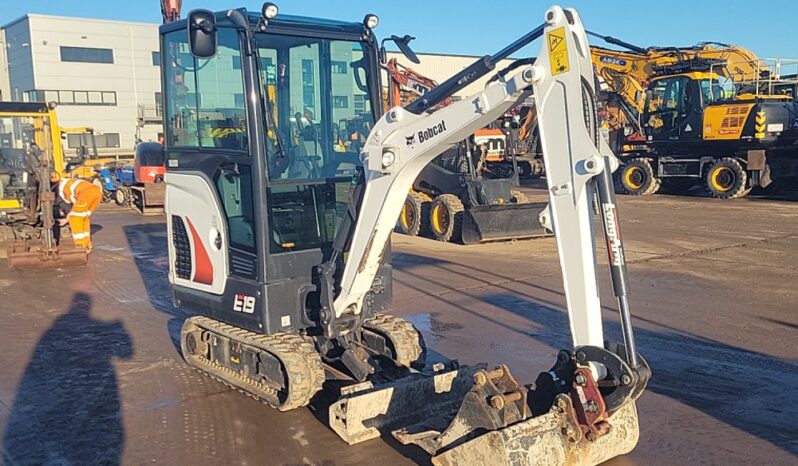 2021 Bobcat E19 Mini Excavators For Auction: Leeds – 5th, 6th, 7th & 8th March 2025 @ 8:00am full