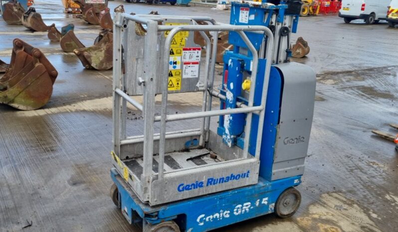 Genie GR-15 Manlifts For Auction: Leeds – 5th, 6th, 7th & 8th March 2025 @ 8:00am