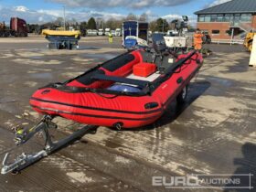 Mercury Rigid Inflatable Boat, Yamaha Engine, Single Axle Trailer Boats For Auction: Leeds – 5th, 6th, 7th & 8th March 2025 @ 8:00am