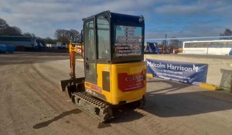 2022 JCB 16C-1 T3 Mini Digger For Auction on 2025-03-22 full