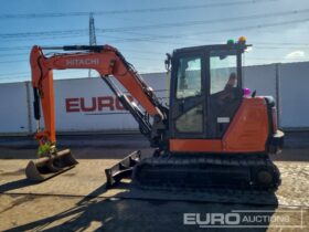 2017 Hitachi ZX65USB-5A CLP 6 Ton+ Excavators For Auction: Leeds – 5th, 6th, 7th & 8th March 2025 @ 8:00am full