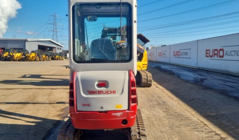 2016 Takeuchi TB216 Mini Excavators For Auction: Leeds – 5th, 6th, 7th & 8th March 2025 @ 8:00am full