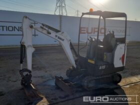 2016 Bobcat E19 Mini Excavators For Auction: Leeds – 5th, 6th, 7th & 8th March 2025 @ 8:00am