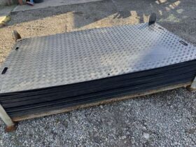 25 x 230mm x 1220 x 10mm heavy duty Ground protection mats and purpose built stillage For Auction on 2025-03-18 For Auction on 2025-03-18