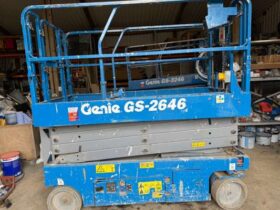 2016 Genie GS2646 E Drive Scissor Lift / Personnel lift 110v built in charger For Auction on 2025-03-18 For Auction on 2025-03-18