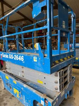 2016 Genie GS2646 E Drive Scissor Lift / Personnel lift 110v built in charger For Auction on 2025-03-18 For Auction on 2025-03-18 full