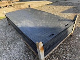 25 x 230mm x 1220 x 10mm heavy duty Ground protection mats and purpose built stillage For Auction on 2025-03-18 For Auction on 2025-03-18 full