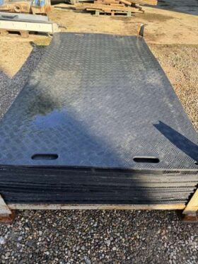 25 x 230mm x 1220 x 10mm heavy duty Ground protection mats and purpose built stillage For Auction on 2025-03-18 For Auction on 2025-03-18 full