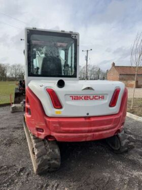 2022 Takeuchi TB370 7 Tonne Operating Mass Hydraulic Excavator with Rototilt Attachment and Grading Beam with Roller For Auction on 2025-03-18 For Auction on 2025-03-18 full