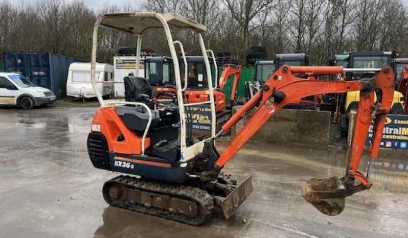 2008 Kubota KX36-3 Excavator 1Ton  to 3.5 Ton for Sale full