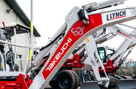 Takeuchi excavator