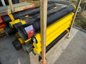 Stillage Containing Selection of Various Sized Steel Bollards For Auction on 2025-03-18 For Auction on 2025-03-18