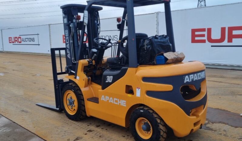 Unused 2025 Apache HH30Z Forklifts For Auction: Dromore – 11th & 12th April 2025 @ 9:00am For Auction on 2025-04-12 full