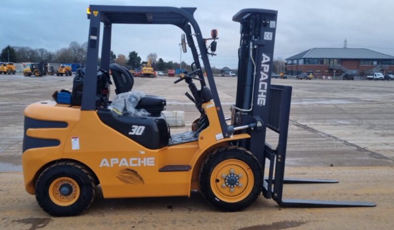 Unused 2025 Apache HH30Z Forklifts For Auction: Dromore – 11th & 12th April 2025 @ 9:00am For Auction on 2025-04-12 full