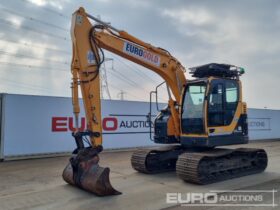 2016 Hyundai R125LCR-9A 10 Ton+ Excavators For Auction: Leeds, UK – 30th April, 1st, 2nd & 3rd May 25