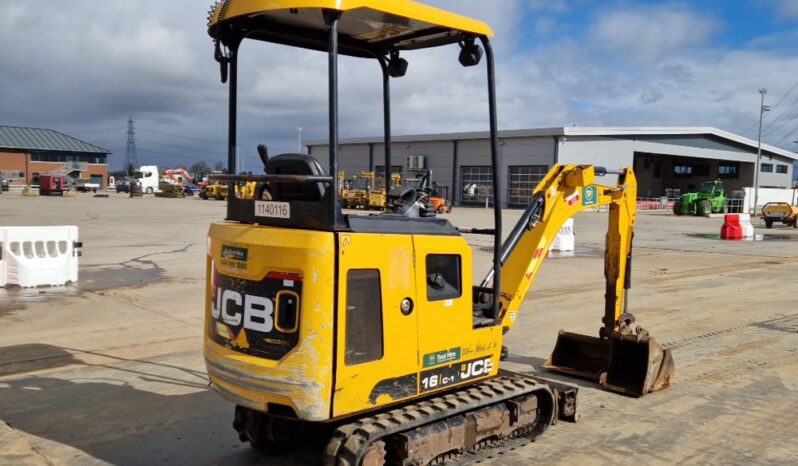 2019 JCB 16C-1 Mini Excavators For Auction: Leeds, UK – 30th April, 1st, 2nd & 3rd May 25 full