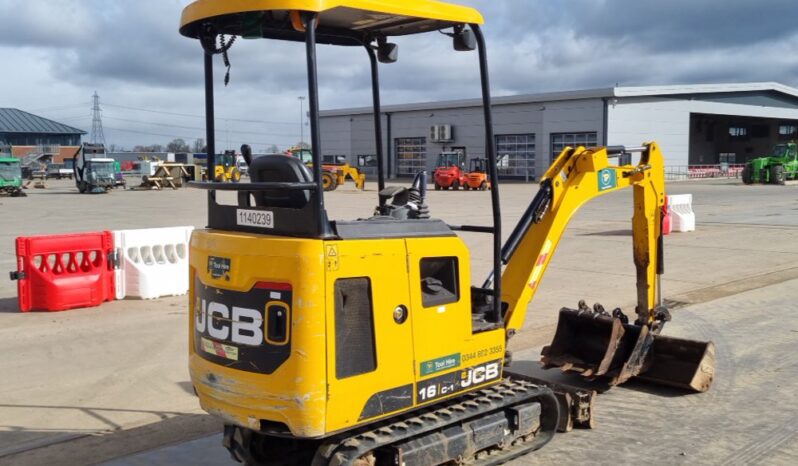 2019 JCB 16C-1 Mini Excavators For Auction: Leeds, UK – 30th April, 1st, 2nd & 3rd May 25 full