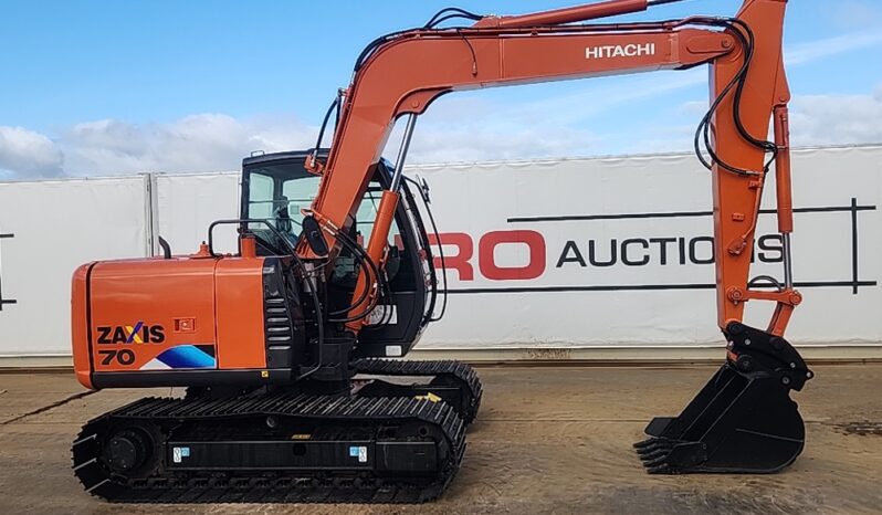 Unused Hitachi ZX70-5A 6 Ton+ Excavators For Auction: Leeds, UK – 30th April, 1st, 2nd & 3rd May 25 full