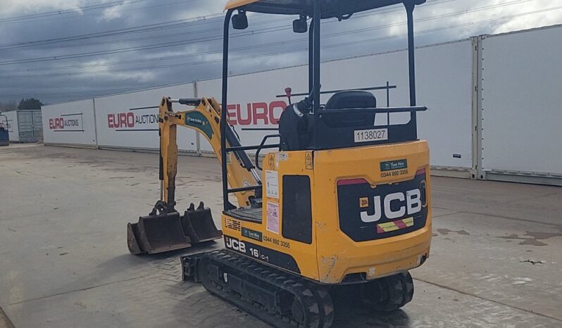 2020 JCB 16C-1 Mini Excavators For Auction: Leeds, UK – 30th April, 1st, 2nd & 3rd May 25 full