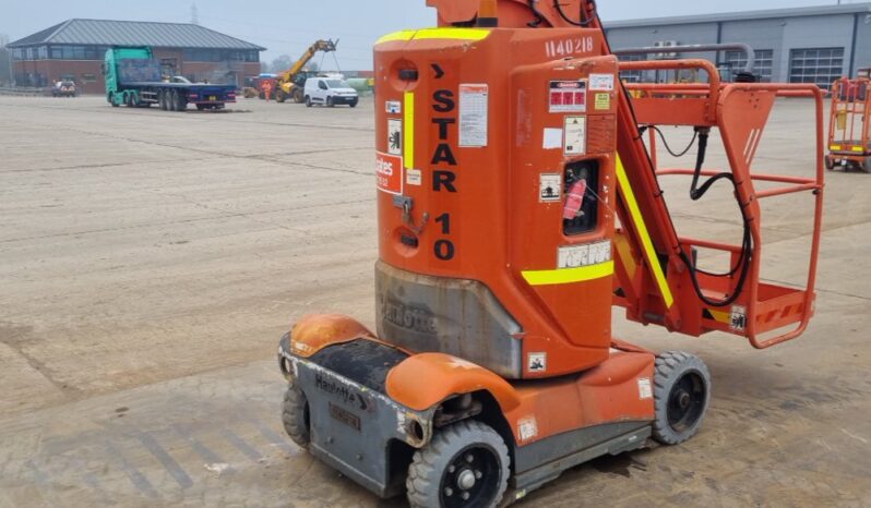 2014 Haulotte Star 10-1 Manlifts For Auction: Leeds, UK – 30th April, 1st, 2nd & 3rd May 25 full