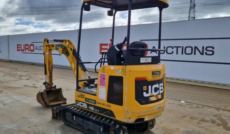 2020 JCB 16C-1 Mini Excavators For Auction: Leeds, UK – 30th April, 1st, 2nd & 3rd May 25 full