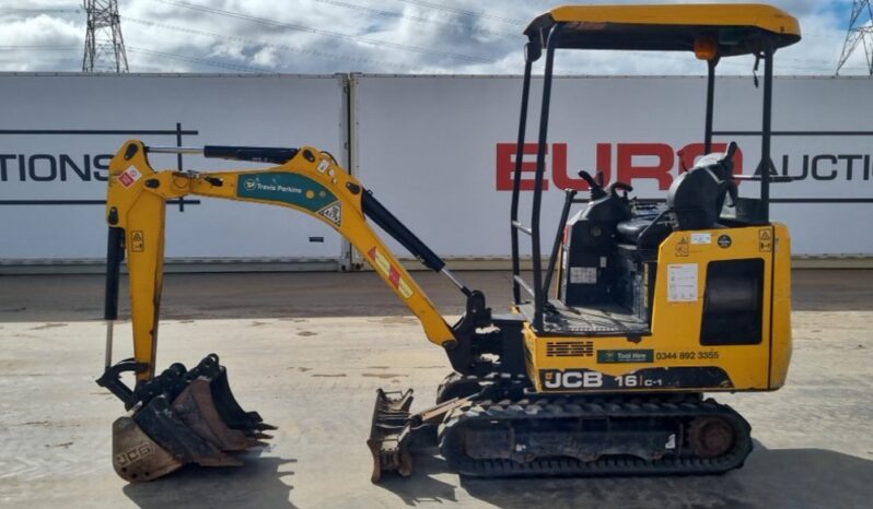 2019 JCB 16C-1 Mini Excavators For Auction: Leeds, UK – 30th April, 1st, 2nd & 3rd May 25 full