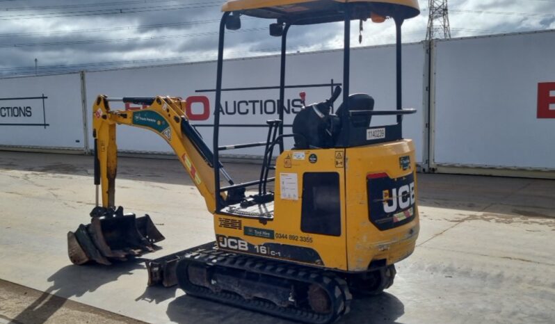 2019 JCB 16C-1 Mini Excavators For Auction: Leeds, UK – 30th April, 1st, 2nd & 3rd May 25 full