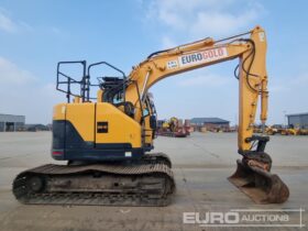 2016 Hyundai R125LCR-9A 10 Ton+ Excavators For Auction: Leeds, UK – 30th April, 1st, 2nd & 3rd May 25 full