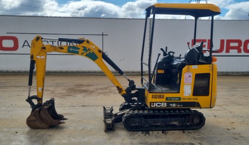 2020 JCB 16C-1 Mini Excavators For Auction: Leeds, UK – 30th April, 1st, 2nd & 3rd May 25 full