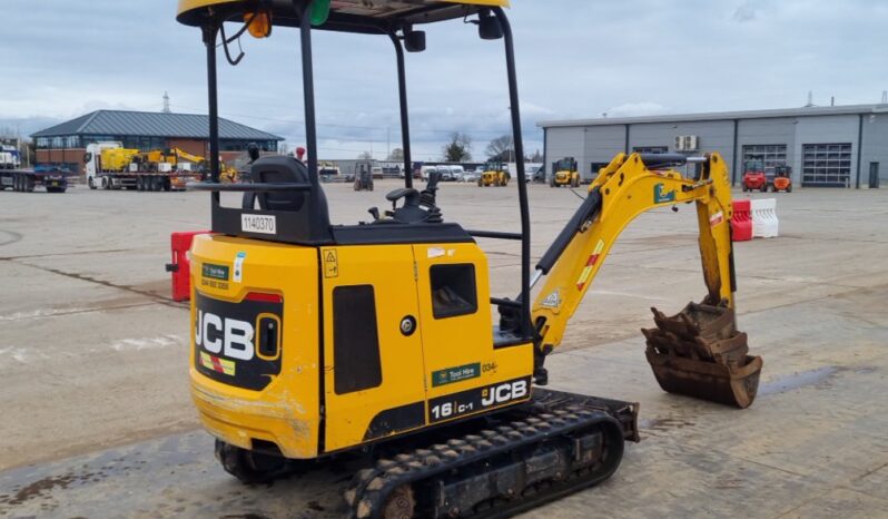 2020 JCB 16C-1 Mini Excavators For Auction: Leeds, UK – 30th April, 1st, 2nd & 3rd May 25 full