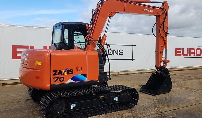 Unused Hitachi ZX70-5A 6 Ton+ Excavators For Auction: Leeds, UK – 30th April, 1st, 2nd & 3rd May 25 full