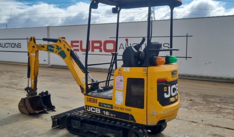 2020 JCB 16C-1 Mini Excavators For Auction: Leeds, UK – 30th April, 1st, 2nd & 3rd May 25 full