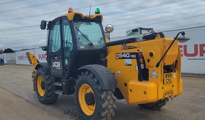 2019 JCB 540-180 Hi Viz Telehandlers For Auction: Leeds, UK – 30th April, 1st, 2nd & 3rd May 25 full