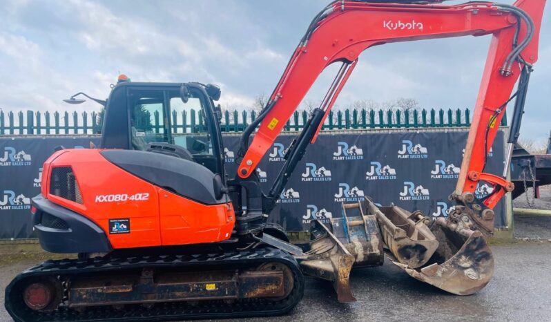 2020 Kubota KX080-4 Excavator full